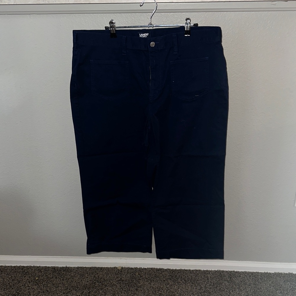 Lands' End Navy Blue Trousers